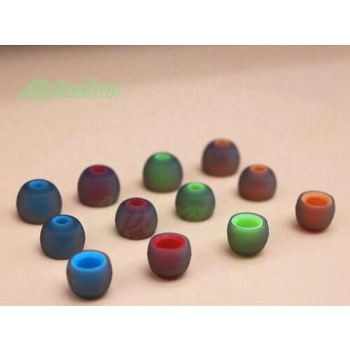 Aipinchun 6Pairs 6.0mm Silicone Earbuds Eartips Earplugs Cushion Replacement Headphone Ear Buds Tips For in-ear Earphone