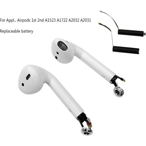 Replace Battery For Airpods 1st 2nd A1604 A1523 A1722 A2032 A2031 Air Pods 1 Air Pods 2 Replaceable Battery GOKY93mWhA1604
