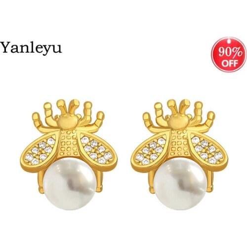 Yanleyu Women's Gold Earrings