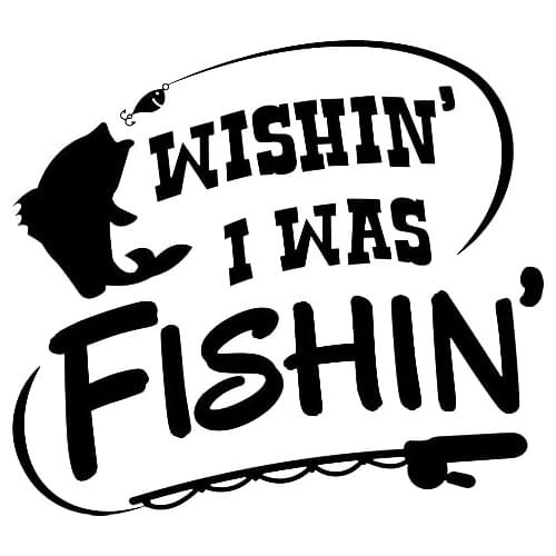 Funny Fishing cart sticker New Creative Car Decal Vinyl Stickers Art Car Decortion L567