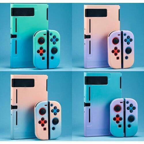 Gradient Color Protective Shell For Switch Skin-friendly Cover Shell Game Console shell