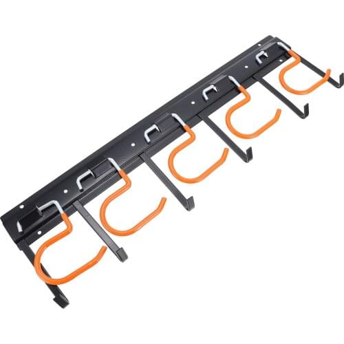 1 Set Portable Garage Organizer Wall Mount Tools Durable Garage Hanger Garage Storage System Tool Organizer With Hooks A50