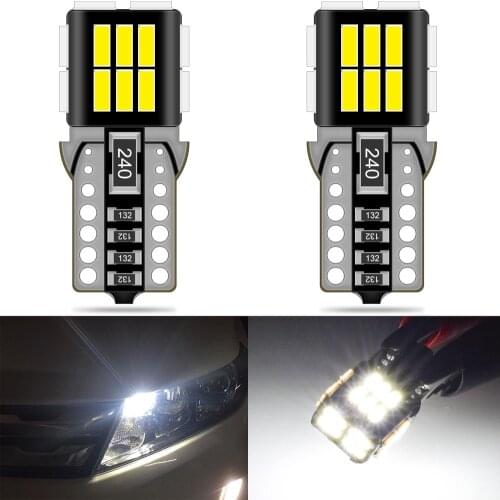2pcs LED Canbus T10 W5W Car LED Light Bulb Auto Interior Lamp For VW Scirocco Passat B6 B7 Jetta Golf 5 6 7 MK5 CC Tiguan Polo