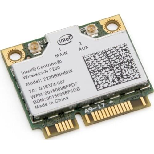 300Mbps Wi-Fi+BT 4.0 For Intel Centrino Wireless-N 2230 2230BNHMW Wireless WiFi Bluetooth Half mini Pci-e Wlan Network card