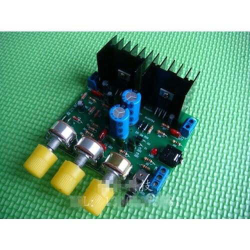 Free Shipping! 8pc HI-FI TDA2030A Amplifier Kit DIY 2.0 amplifier board 2 * 15W compatible with LM1875
