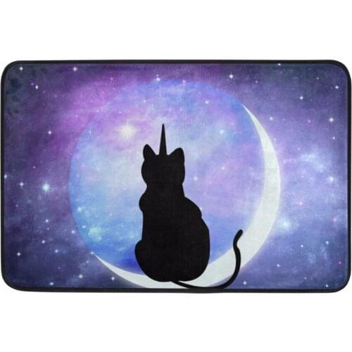 Cat Pattern Quick-drying Water Absorption Bath Mat Bathroom Door Mat Absorbent Magical Designer Mat Bathroom Products