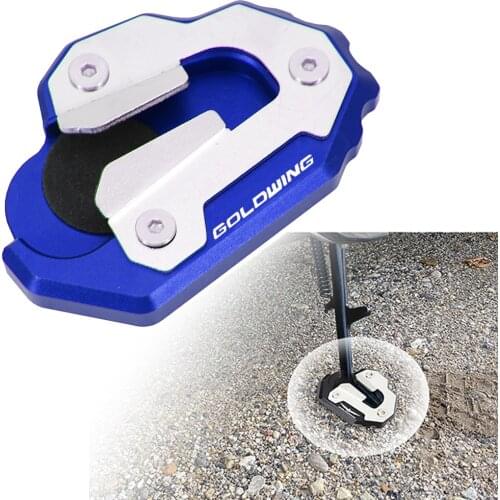 For Honda Goldwing Gold wing 1800 Tour F6B GL1800 2018 2019 2020 Motorcycle Kickstand Foot Side Stand Extension Pad Support Plat