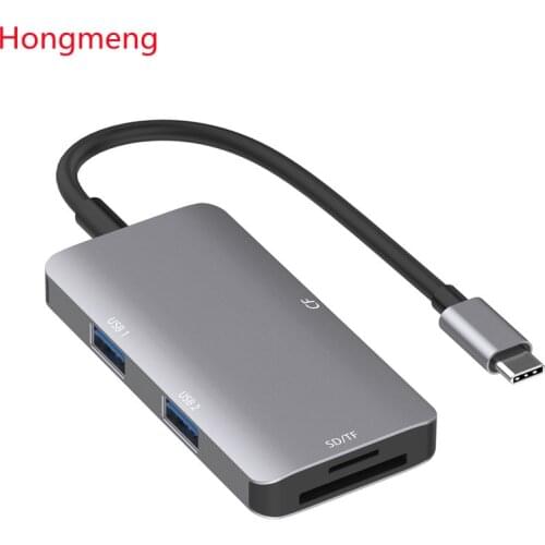 Hongmeng Type-c3.1 all in one reader USB 2 Hub Docking station SD / TF / CF reader For Tablet Pc gamer
