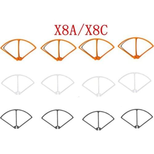 Ewellsold X8C x8w X8G 2.4G 4ch 6 Axis RC Quadcopter RC drone parts Propeller Prop Protective Guard 2sets=8pcs