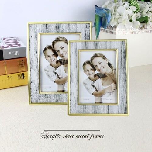 Desktop Home Decoration Alloy Photo Frame Luxury Picture Display MPF112