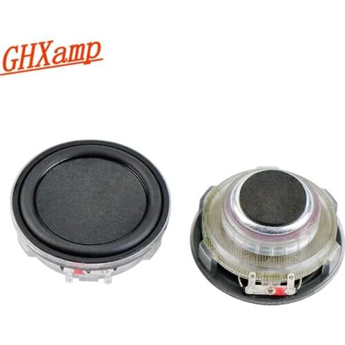 GHXAMP 2 Inch Full Range Speaker Treble Mid Subwoofer Loudspeaker 4OHM 10W Audio Unit Diy 2PCS