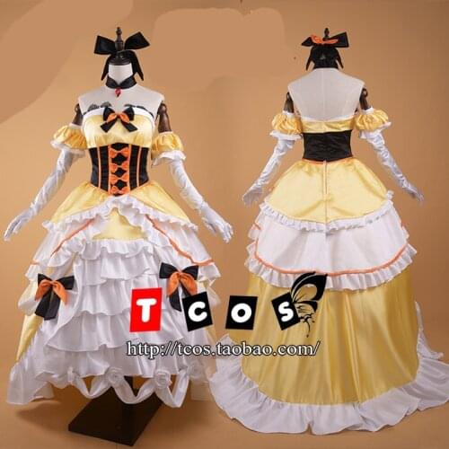 Re:Life in a Different World from Zero Re:Zero Felt Cosplay costume long tail dress