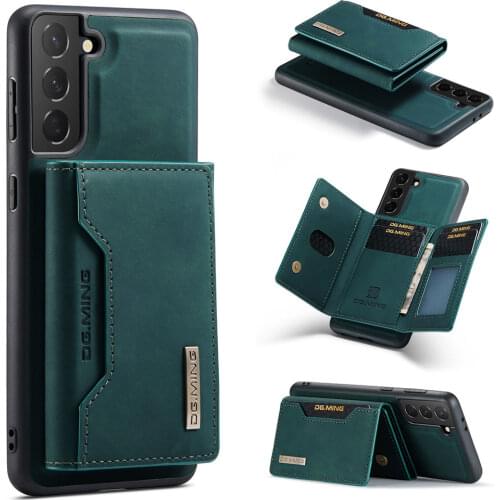 Leather Case for Samsung Galaxy S20 Ultra S21Plus A72 A52 A42 Note 20 A03S S21 FE A22 Retro Magnetic Flip Cover With Card Slot
