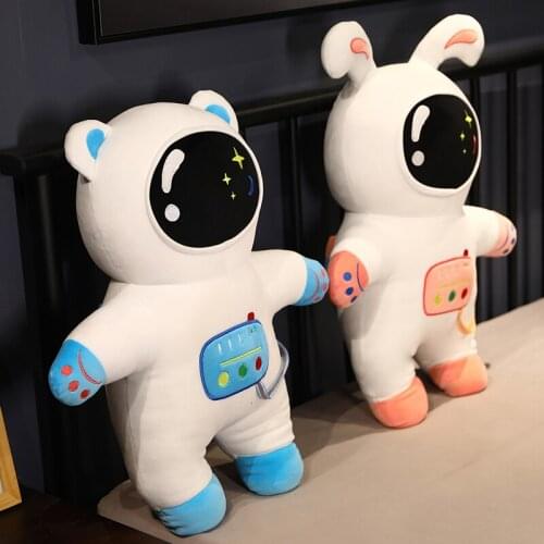 Creative cute astronaut plush doll kawaii plush toy pillow home office decoration soft outfit holiday gift