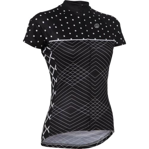 2019 Hot sale Cycling jersey women Short Mountain Bike wear MTB Santic Maillot Bicicleta ropa ciclismo Summer Black New style