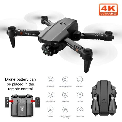 LSRC LS-XT6 Mini drone WiFi FPV with 4K/1080P HD Dual Camera Altitude Hold Mode Foldable RTF profesional RC Drone Quadcopter toy