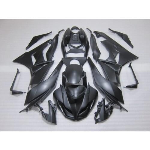 Fairing kits for Kawasaki ZX 6R 2009 2010 2011 2012 NINJA zx6r 09-12 all matte black ABS plastic motorcycle fairings set PA1