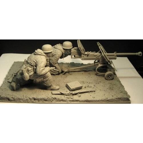 New Unassembled 1/16 ancient man include 2 in winter (NO BASE ) Resin Figure Unpainted Model Kit