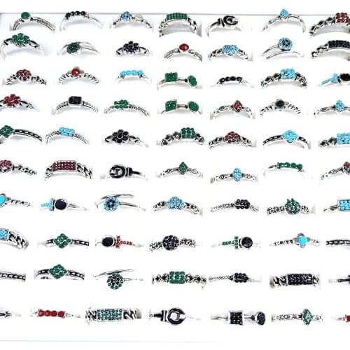 Wholesale 50pcs/Lot Womens Ring Beautiful Bohemian Style Fashion Jewelry Finger joint rings Brand New Party Favor