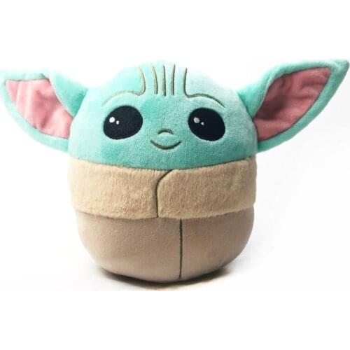 13cm/26cm Round Star Wars Master Baby Yoda Plush Toy Mandalorian Yoda Soft Stuffed Toys For Baby Dolls 20cm