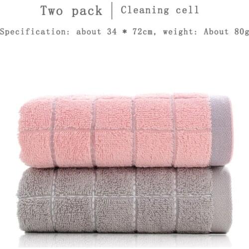 Pure cotton towel adult water absorption soft increase thickening 160g high grade large towel Cotton household