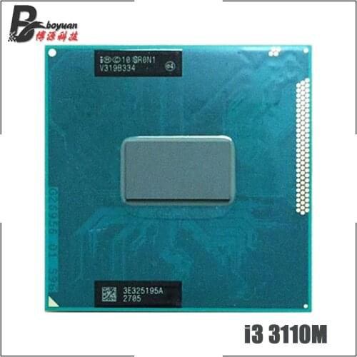 Intel Core i3-3110M i3 3110M SR0N1 SR0T4 2.4 GHz Dual-Core Quad-Thread CPU Processor 3M 35W Socket G2 / rPGA988B