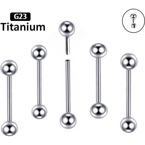 1PS G23 Titanium New push pin ear pin серьги Body piercing jewelry