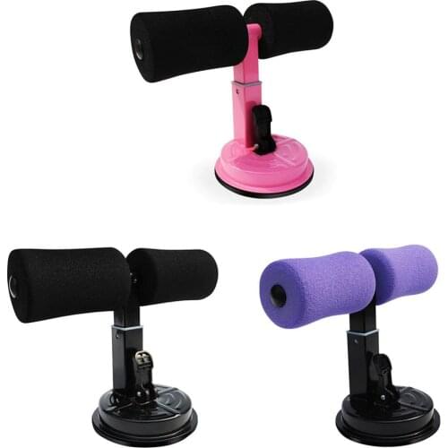 Discount! Sit-Up Bar with Suction Cup Padded Cushion Floor Fitness Bar Abs Trainer Workout Equipment For Home Work Wholesale