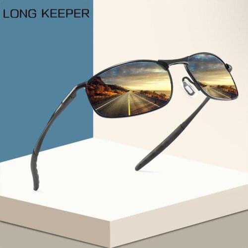 Brand Polarized Sunglasses Metal Frame Square Classic Male Sunglass Men Driving Sun glasses UV400 Shades gafas de sol hombre