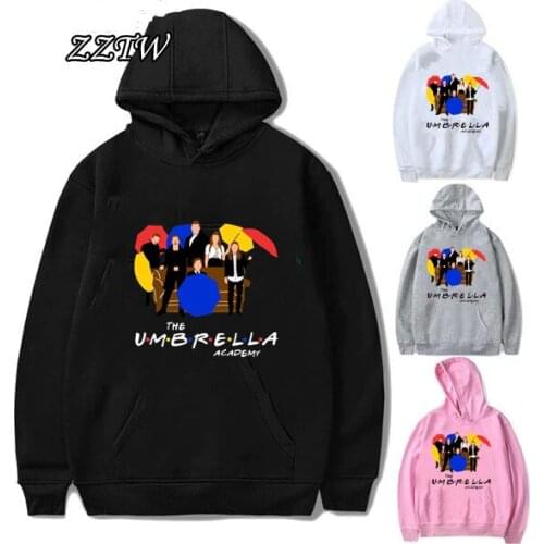 Harajuku Streetwear Funny Hoodied The Umbrella Academy Cha-Cha Diego Vanya Luther Women Tops Long Sleeve Sweatshirts 2021