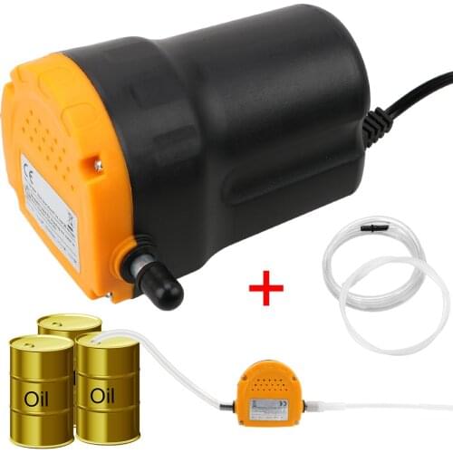 12V 60W Suction Transfer Pump Electric Automatic Oil Fluid Pump Extractor Fuel Transfer Pump Exchange Transfer Pump