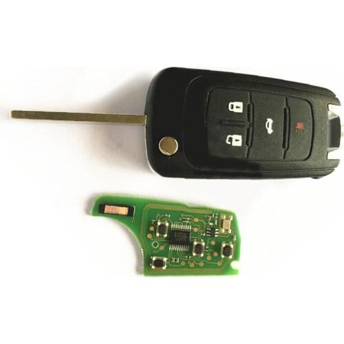 1pc Car Key Car Remote Key Suit For Chevrolet Malibu Cruze Aveo Spark Sail 2/3/4 Buttons Chip 433MHz Control Alarm Fob Car Style