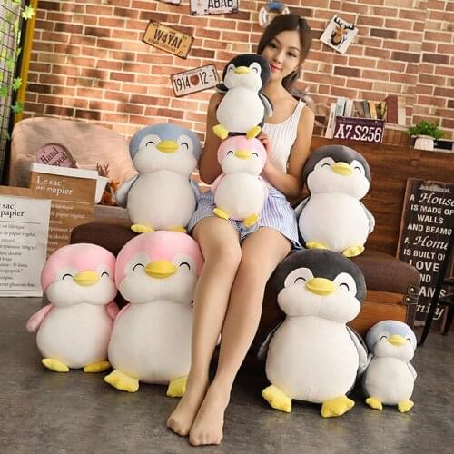 1pc 30-55CM Lovely Soft Big Penguin Plush Toys Stuffed Cartoon Animal plush Doll kawaii Birthday Gift for Girls Children