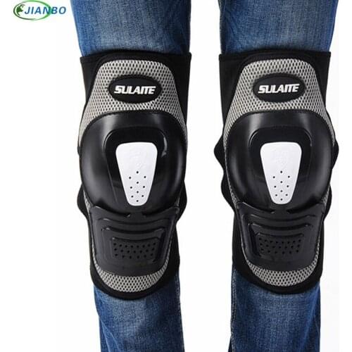 2Pcs New Weaving Silicone Motorcycle Knee Pads For Work Supports Brace Basketball Patella Knee Protector Sports Safety Kneepad
