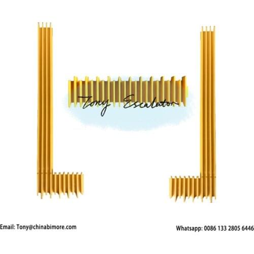SLBK-01 or SLBK-02 or SLBK-03 Escalator Plastic Demarcation Yellow