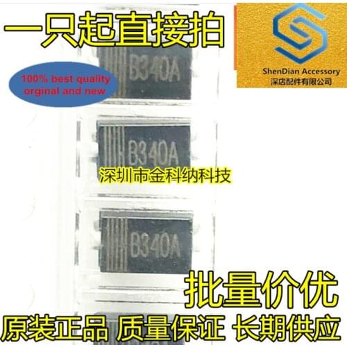 30pcs 100% orignal new B340A-13-F SMA DO-214AC 3A --- 40V SMD Schottky Diode in stock