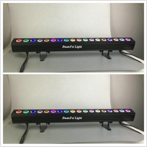 6lot disco lights dmx pixel indoor led wall washer bar stage lighting effect rgbwa uv wall washer led 18*18