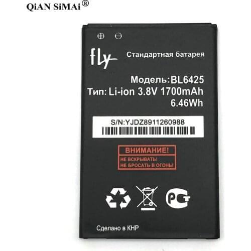 2pcs New High Quality BL6425 1700mAh battery For Fly fs454 phone + Tracking number
