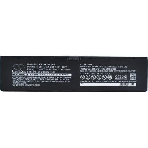 Cameron sino for DELL Latitude 14 7000 Latitude E7440 Latitude E7450 34GKR 451-BBFT 451-BBFY F38HT battery