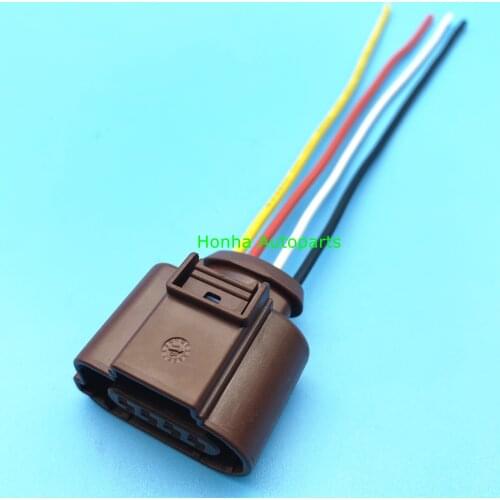 Free Shipping VW 4pin 1.5mm temp sensor plug 8K0 973 704 A auto deflation valve waterproof connector 8K0973704A wire harness