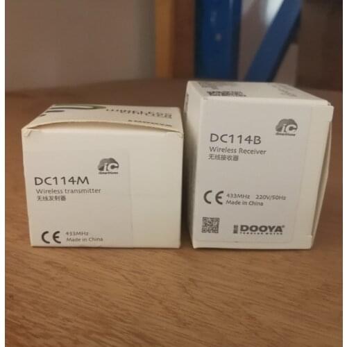 Free shipping Smart Home 433MHZ Wireless Receiver Dooya control for all kinds of Motorized Curtain Tracks or motors
