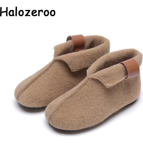 Winter New Kids Shoes Baby Girls Chelsea Boots Children Soft Ankle Boots Toddler Brand Shoes Boys Gray Boots Fashion Dress Boots