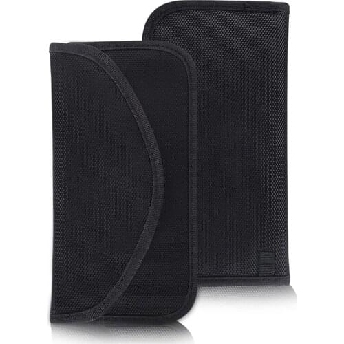 Faraday RFID Signal Blocking Bag Faraday Cage Pouch Wallet Phone Case Car Key FOB Anti-Theft Pouch Anti-Hacking Case Blocker
