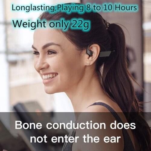 Bone Conduction Concept Wireless Bluetooth Earphone Longlasting.Playing 8 to 10 Hours