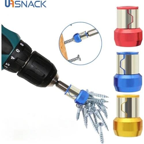 Magnetic Bit Holder Alloy Strong Magnetic Ring Screwdriver Bit Anti-Corrosion Screw Electric Phillips Screwdriver Bits Hand Tool