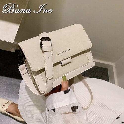 Small bag women 2021 new Korean version of small square bag wide shoulder strap fashion Joker shoulder Messenger bag
