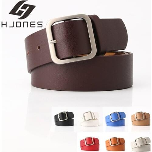 HJones Men Leather Belt Corlorful Sport PU Style Stable Quality Light Soft Comfortable Unique Design Belt for Classic Men N5