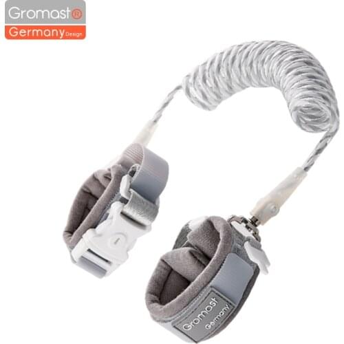 Upgrade metal rotating lock baby leash anti-lost traction rope toddler walking harness kids child wrist belt