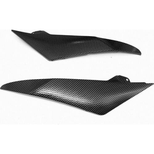 Carbon Fiber Paint Gas Tank Side Trim Cover Fairing Fit For Yamaha YZF R6 YZF-R6 2008-2016