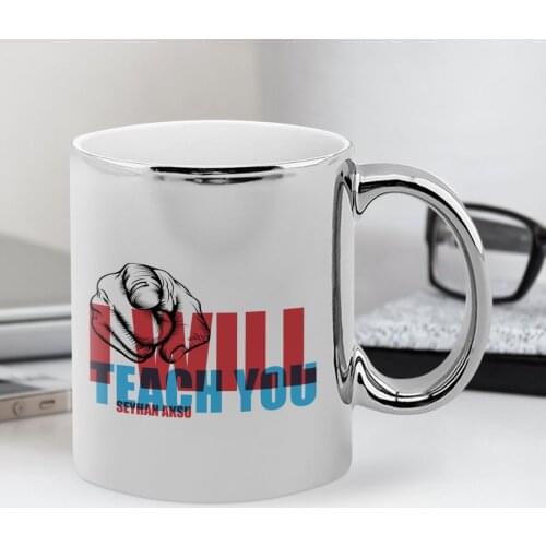 Personalized English Teacher Chrome Mug Cup-2